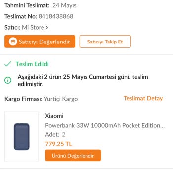 Trendyol Eksik Ürün Siparişi