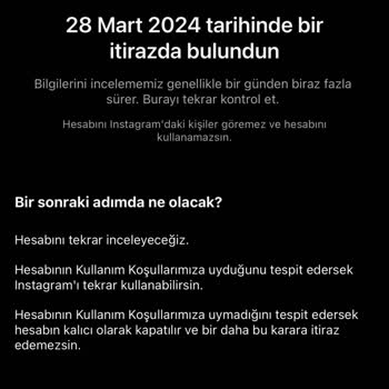 Instagram Hesabı İncelemeye Aldı Aylardır!
