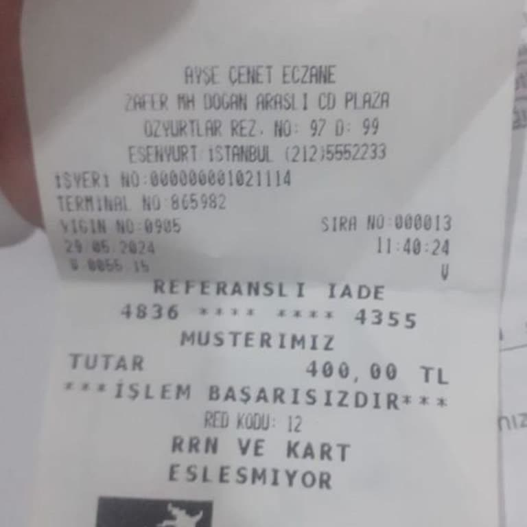 Sağlık Bakanlığı Esenyurt Eczanesinde Yaşanan Müşteri Hizmetleri Sorunu