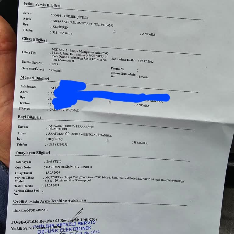 Amazon Ve Philips Ortaklığıyla Bozuk Ürünün Değişimi Sağlanamadı