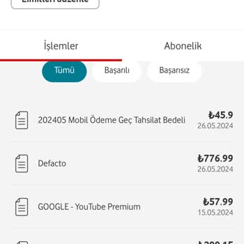 Vodafone Almadığım Ürünün Parasını Alıyor