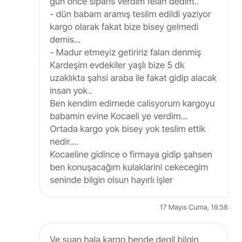 Sürat Kargo Kayıp Kargo Mağduriyeti: Bayram Öncesi Ürün Teslim Edilmedi
