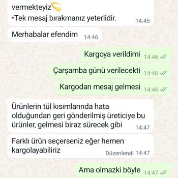 İdil Mulhan Butik Şikayetçiyim. İade Bedelimi 3 Haftadır Göndermediler