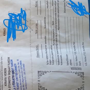 Famila Otomotiv Familya Otomotiv'den Araba Kiralama Şikayeti