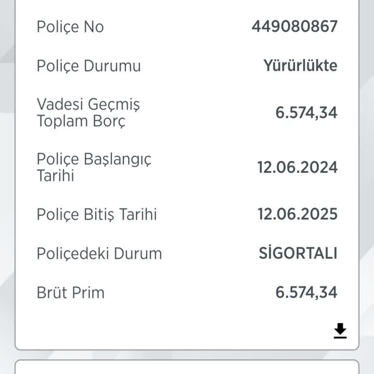 Türkiye Sigorta Poliçe İptalinin Yapılması