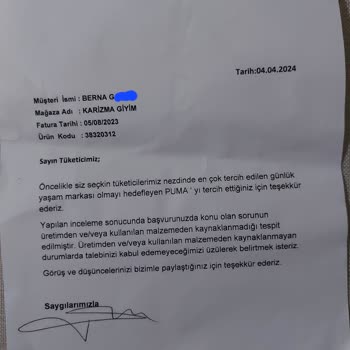 Puma Spor Ayakkabı Deforme Mağduriyeti