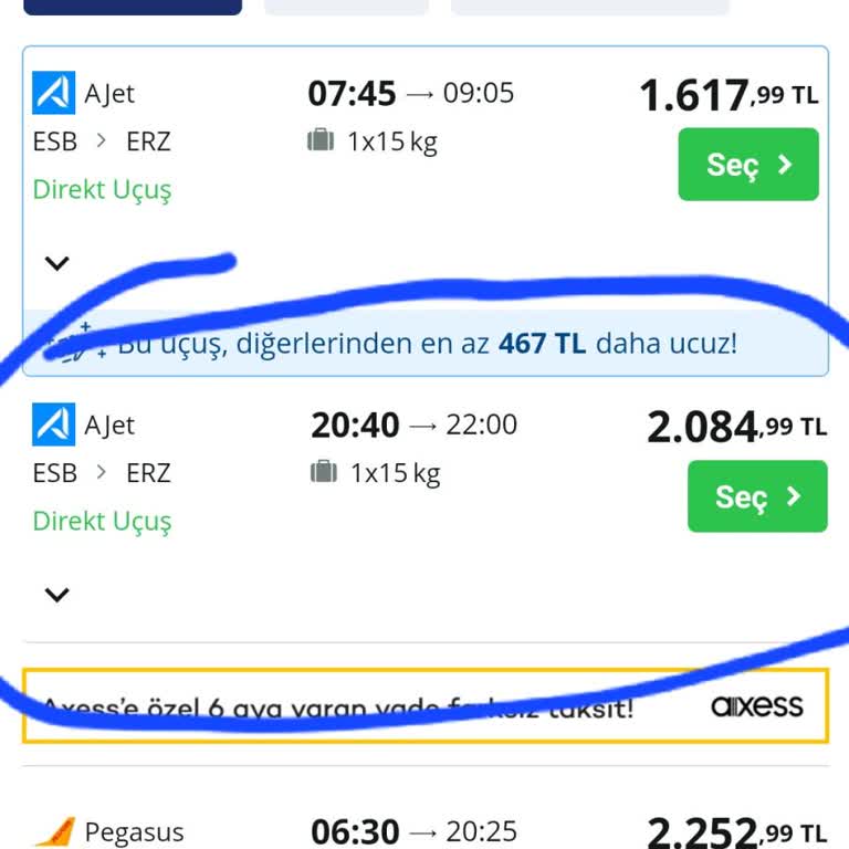 AJet (Anadolu Jet) Ücret İadesi Şikayet