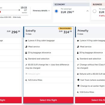 THY’den Extrafly Paketinde Haksız Değişiklik Ücreti Talebi