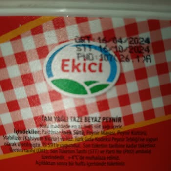 Ekici Peynir Ekici Tam Yağlı Beyaz Peynir Bozuk Tad