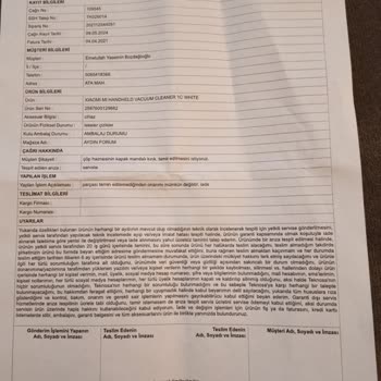 Xiaomi Teknosa Bozulan Dikey Süpürgem İçin Yedek Parça Temin Edemiyor