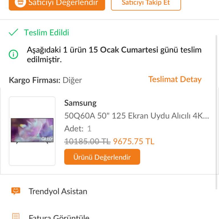 Samsung 50Q60A Panel Arızası