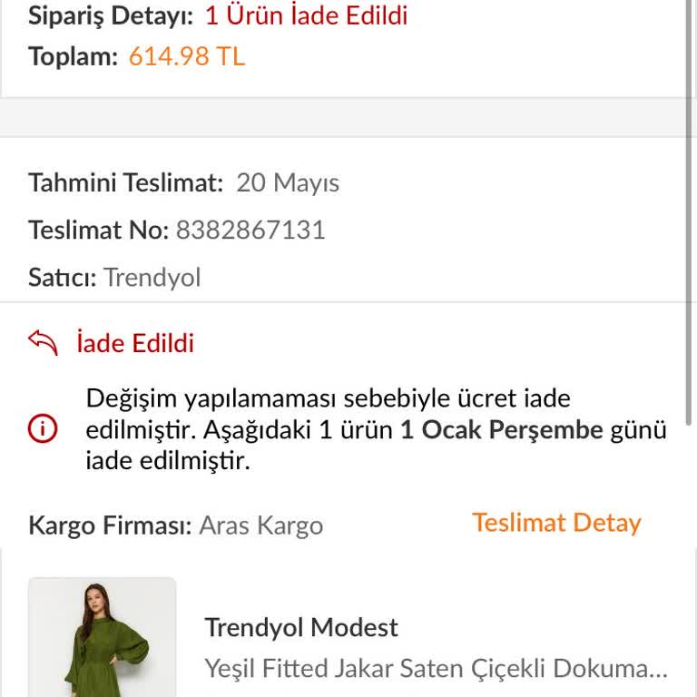 Trendyolmilla Kusurlu Yırtık Ürün