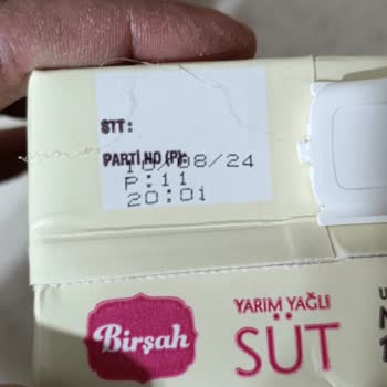 Bozuk Süt Birşah Marka A101