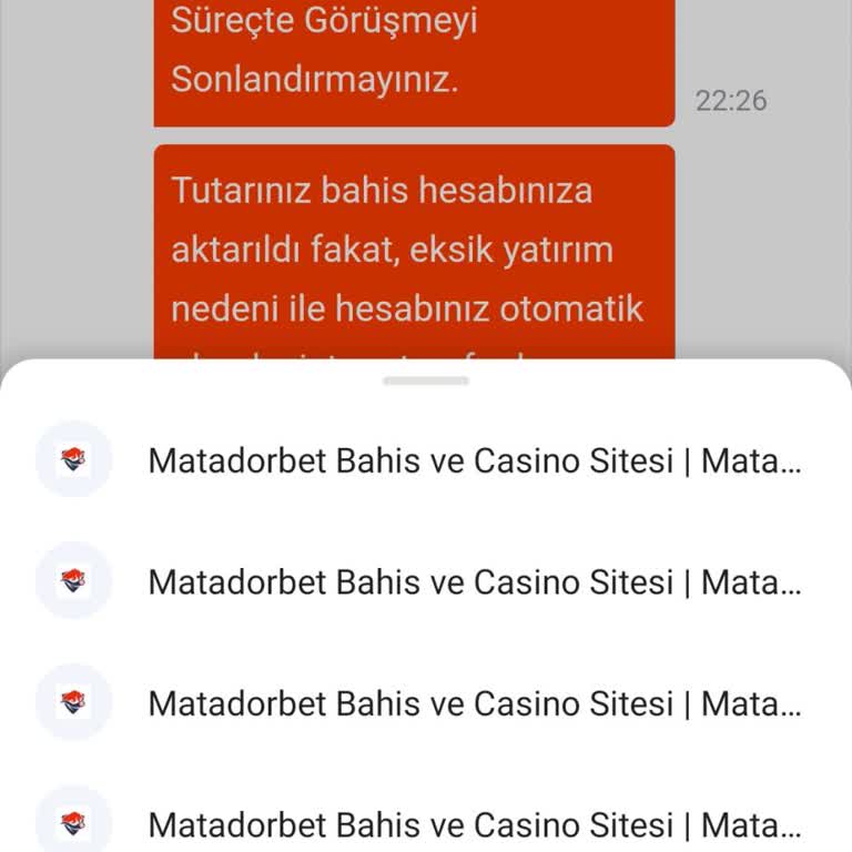 Matadorbet Acil Çözüm Bulun