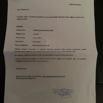 Nike Eşofman Renk Atması Ayıplı Ürün