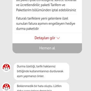 Vodafone Aşım Ücreti Haksız Kazanç
