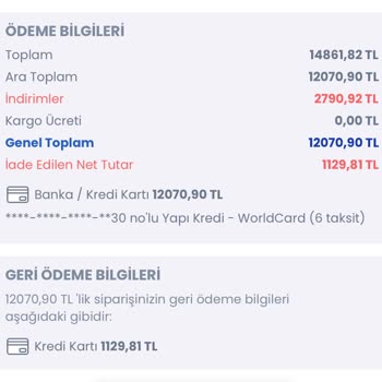 LCW Paramı İade Etmiyor Resmen Paramı Yalan Ettiler.
