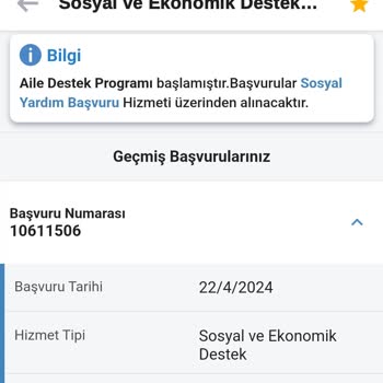 Aile ve Sosyal Hizmetler Bakanlığı Sosyal Ve Ekonomik Destek