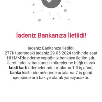 Yemeksepeti İptal Edilen Sipariş