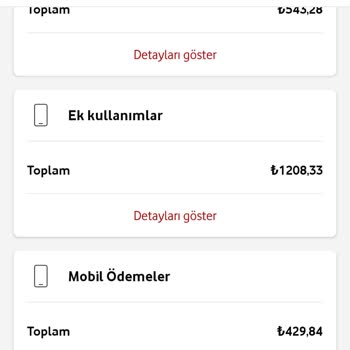 Vodafone Faturamın Yüksek Gelmesi Ve Hattımın Kapanma Riski