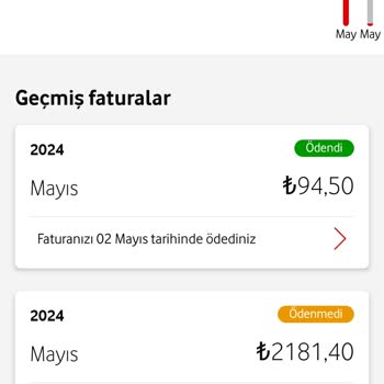 Vodafone Faturamın Yüksek Gelmesi Ve Hattımın Kapanma Riski