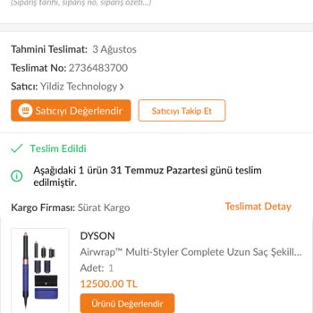 Trendyol'dan Aldığım Dyson Airwrap Sahte Çıktı: 12.500 TL'lik Hayal Kırıklığı