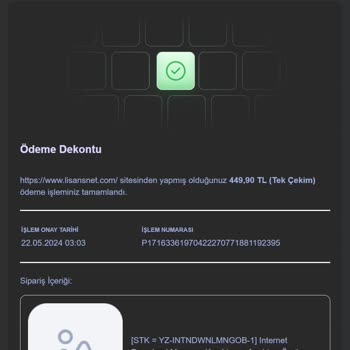 Lisansnet.com Yanlış Lisans Yolluyor, Kuruma Hiçbir Yolla Ulaşılamıyor