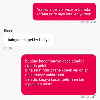 Yemeksepeti Yalan Söyleyen Personel