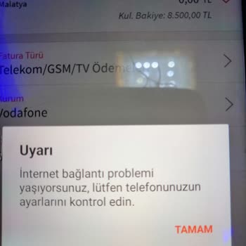 ING Mobil Uygulamasından Oft Veremiyorum