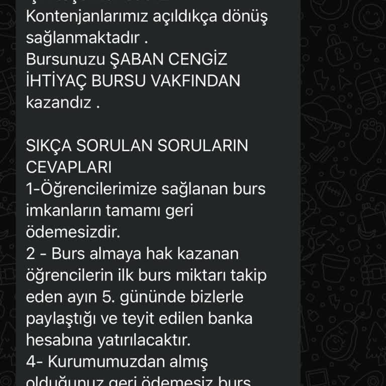 Burs Vaadiyle Dolandırıcılık Kişisel Bilgilerimin İzni Olmadan Kullanılmasını Kabul Etmiyorum