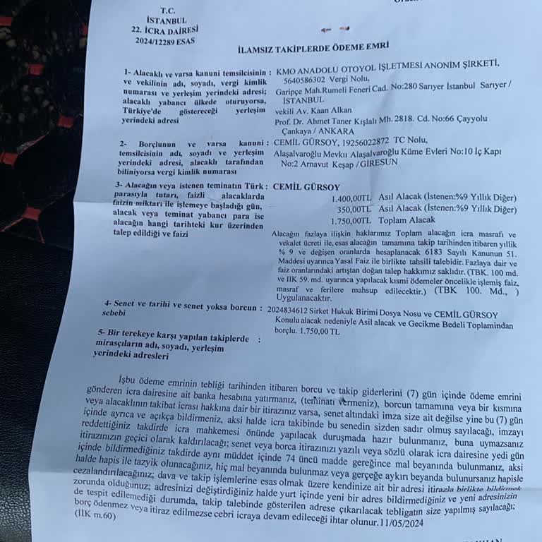 Kuzey Marmara Otoyolu Bu Bir Hırsı