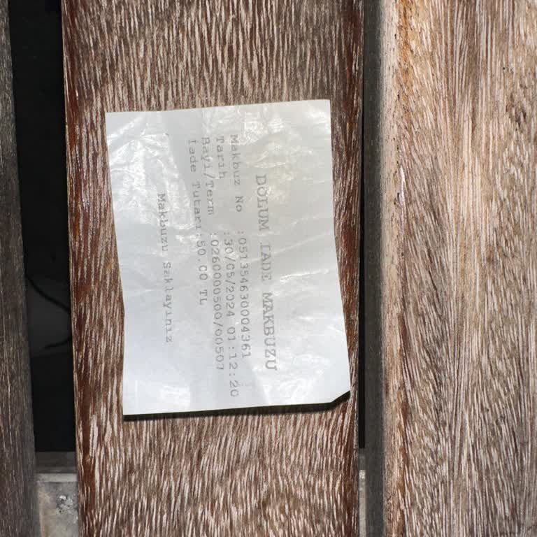 Antalya Kart ATM Den Alınan İade Makbuzu