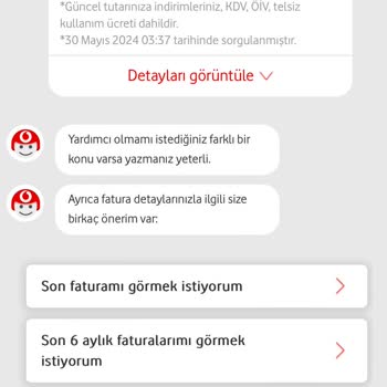 Vodafone Fahiş Fatura Ve K. Azık Fiyatlar