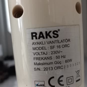 Raks Vantilatör Bakımı Seçeneği Yok Mu?