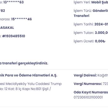 Payfix Üzerinden Yapılan İşlemde Yaşanan Sorun
