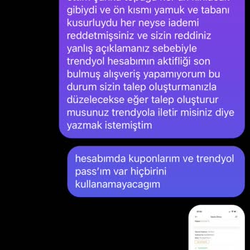 Trendyol Kusurlu Ürün Ve İade Sorunu