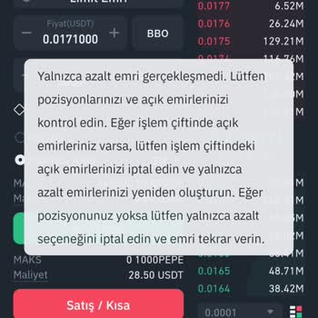 Binance Vadeli İşlemlerde Short Pozisyon Ekleme Sorunu