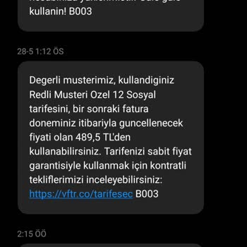Vodafone Nin 4 Katı Fiyat Artışı