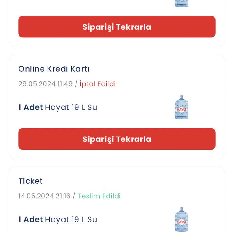 Hayat Su Eskişehir Danone Hayat İçecek Kafalarına Göre İptal Ediyorlar