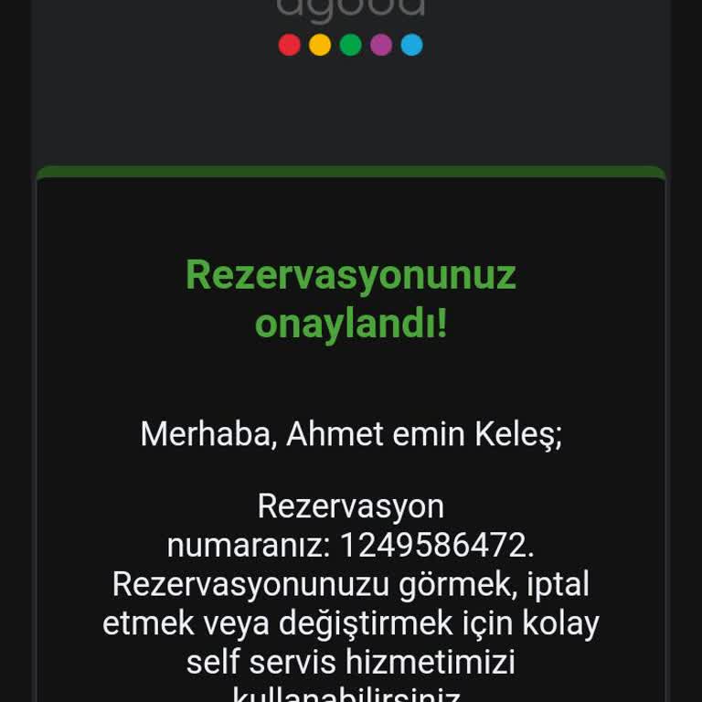 Agoda.com Para İadesi Yapılacak