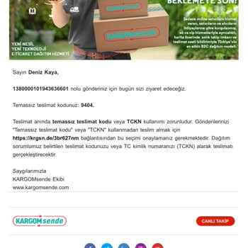 KARGOMsende Kayıp/Çalıntı Teslimat Skandalı