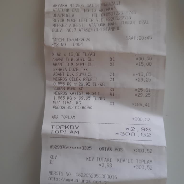 Akyaka Migros'tan Şikayetçiyim