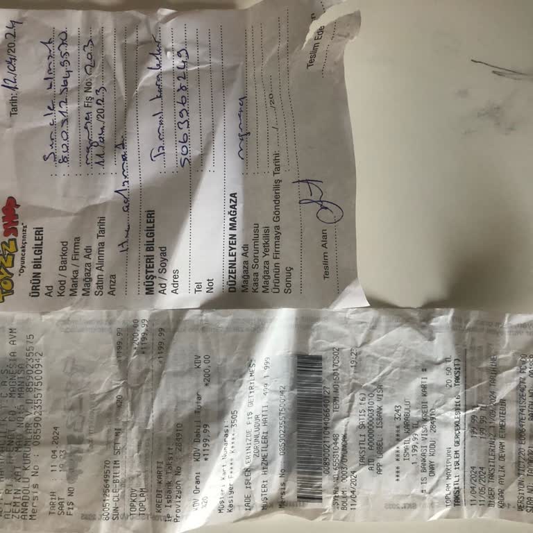 Toyzz Shop'tan Clementoni Marka Robotun Arızalı Çıkması İade Süreci