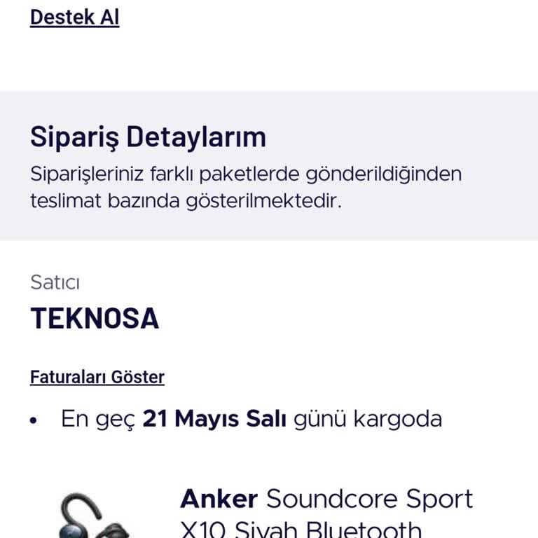 Teknosa Sipariş Verdiğim Ürünü Göndermedi
