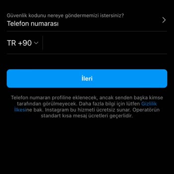 Instagram Onay Kodu Gelmiyor