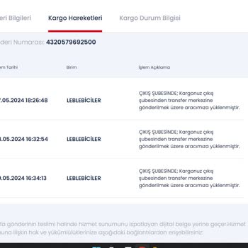 Aras Kargo Çıkış Şubesinden Çıkamayan Kargo