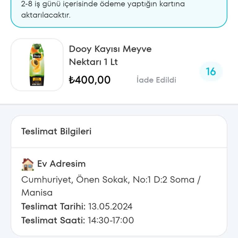A101 Ücret İadesi Yapmıyor