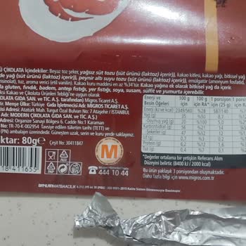 Migros Çikolatada Ölmüş Kelebek Çıktı