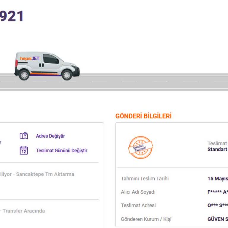 Güven Sanat Kaybolan Kargo Paketi