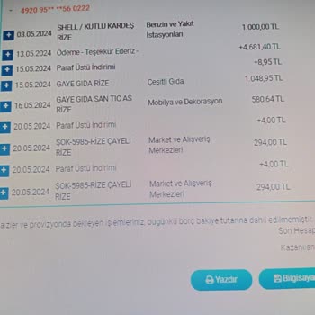 Şok Market Kredi Kartımdan 2 Kez Çekim Yaptı